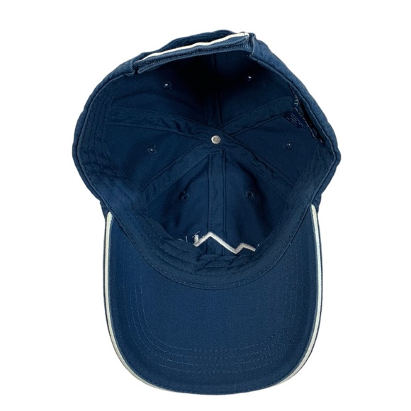 Vintage Sheridan County Title Wyoming WMNS Blue & White Adjustable Strapback Hat - Picture 4 of 5